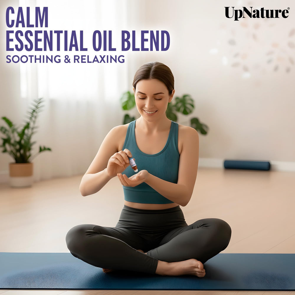 UpNature Calm roll-on box designed for soothing moments anywhere