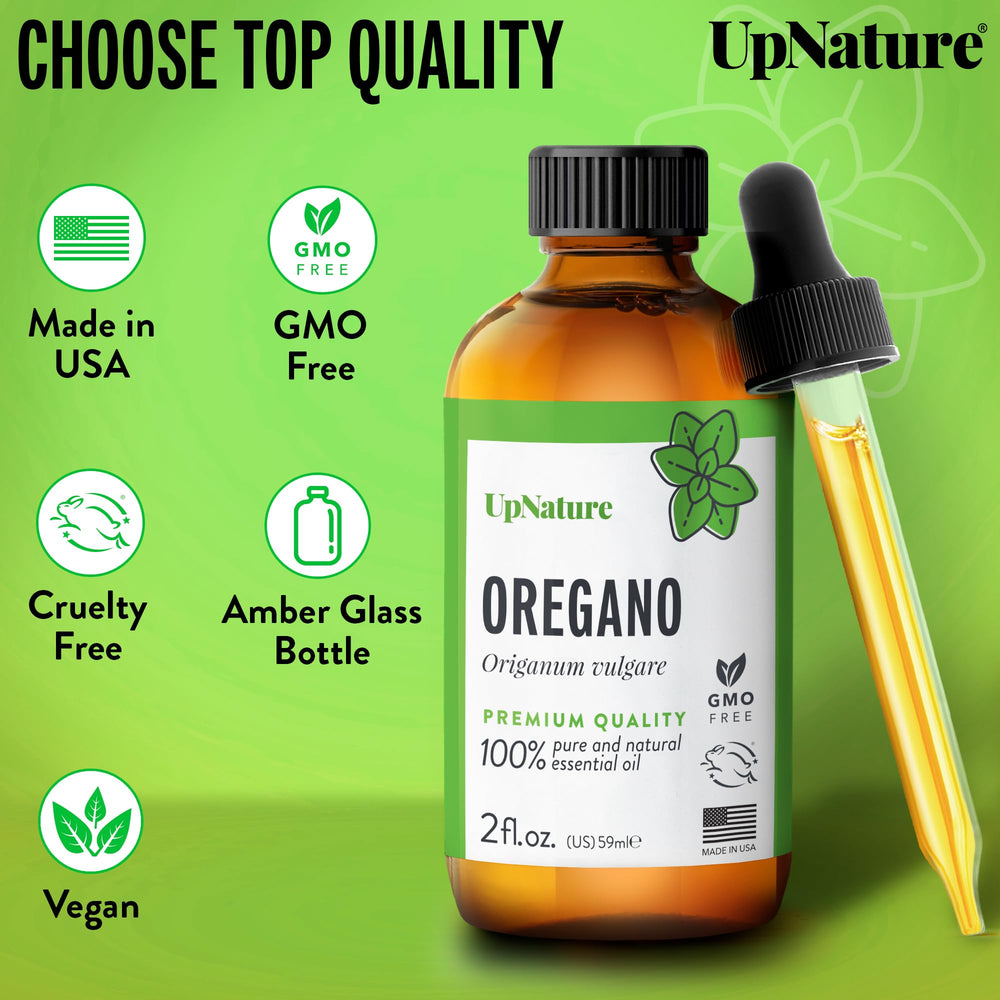 Oregano oil application scene demonstrates aroma and natural cleaning use