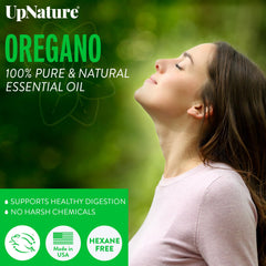UpNature oregano oil diffuser scene highlights aromatic use