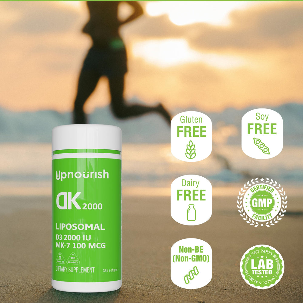 UpNourish 365-count bottle displayed for consistent daily supplementation