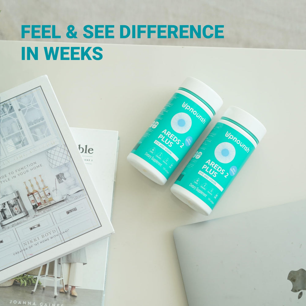 UpNourish AREDS2 Plus bottle trusted by customers worldwide