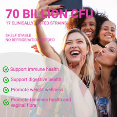 UpNourish fast-melt packets dissolving on the tongue for convenient on-the-go use.