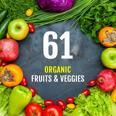 UpNourish fruits capsules close-up with bright, nutrient-rich plant power