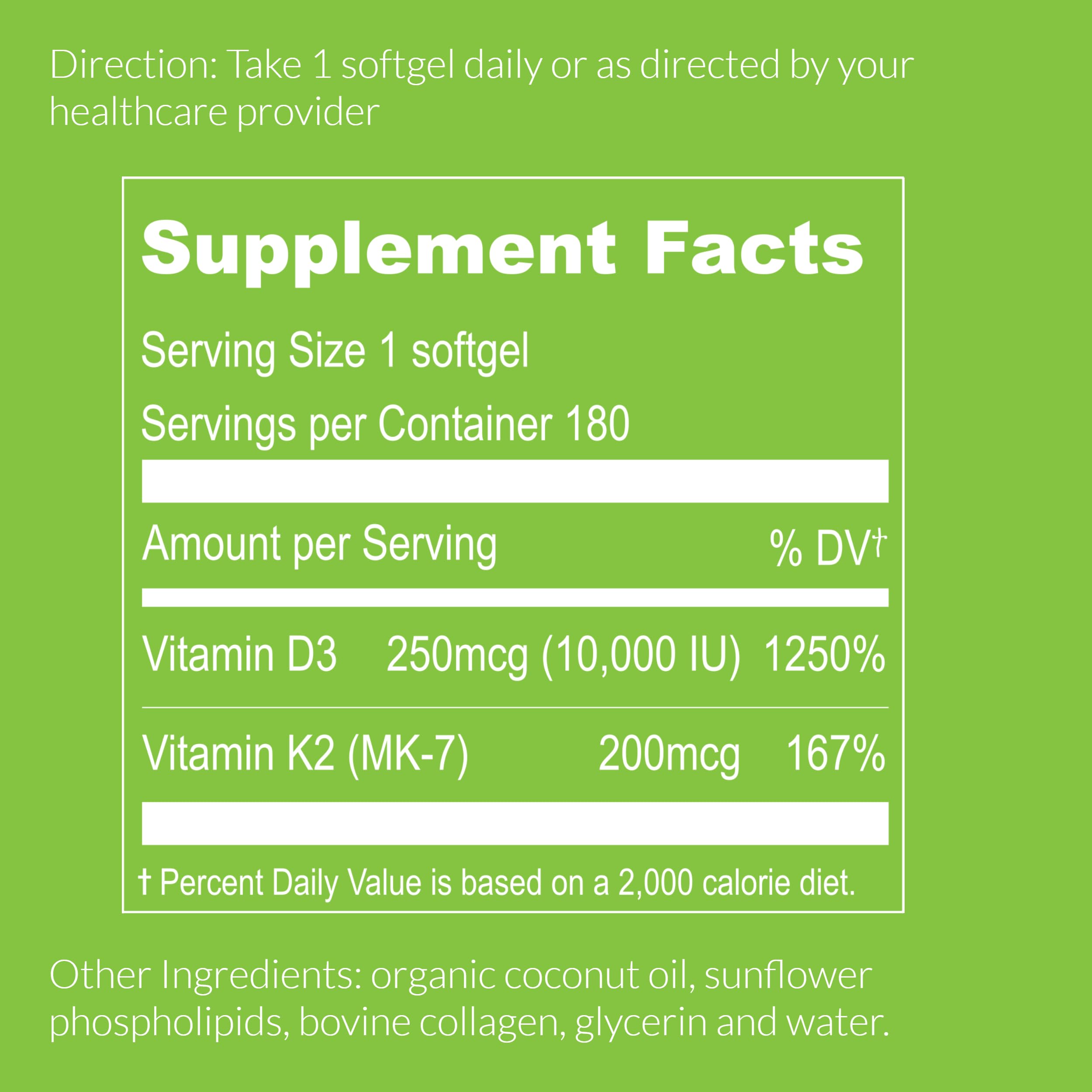 UpNourish liposomal D3 K2 bottle-label with clear supplement details