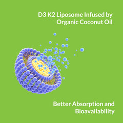 UpNourish liposomal D3 K2 softgel closeup for smooth swallowing