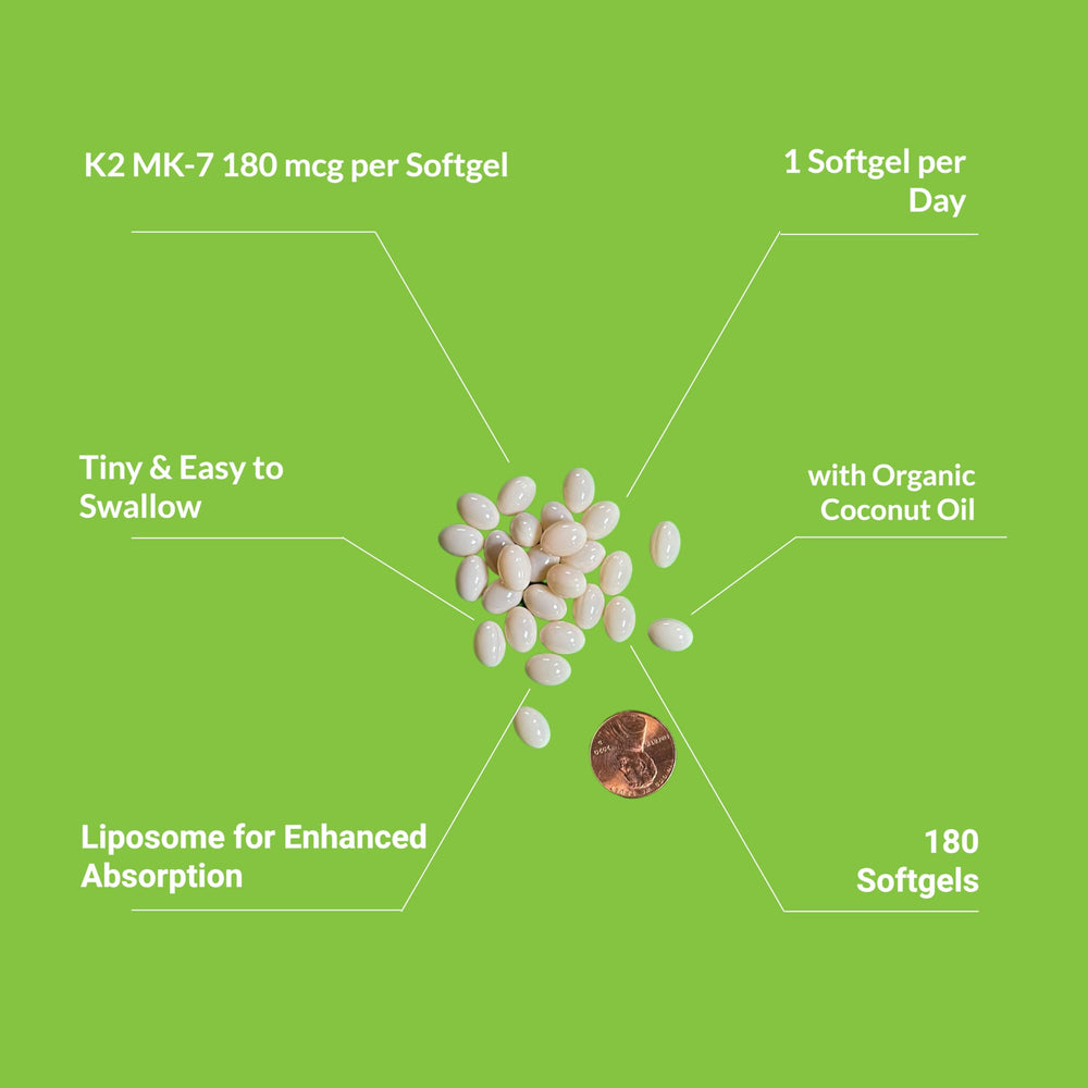 UpNourish mini pea-sized softgels for easy swallowing.