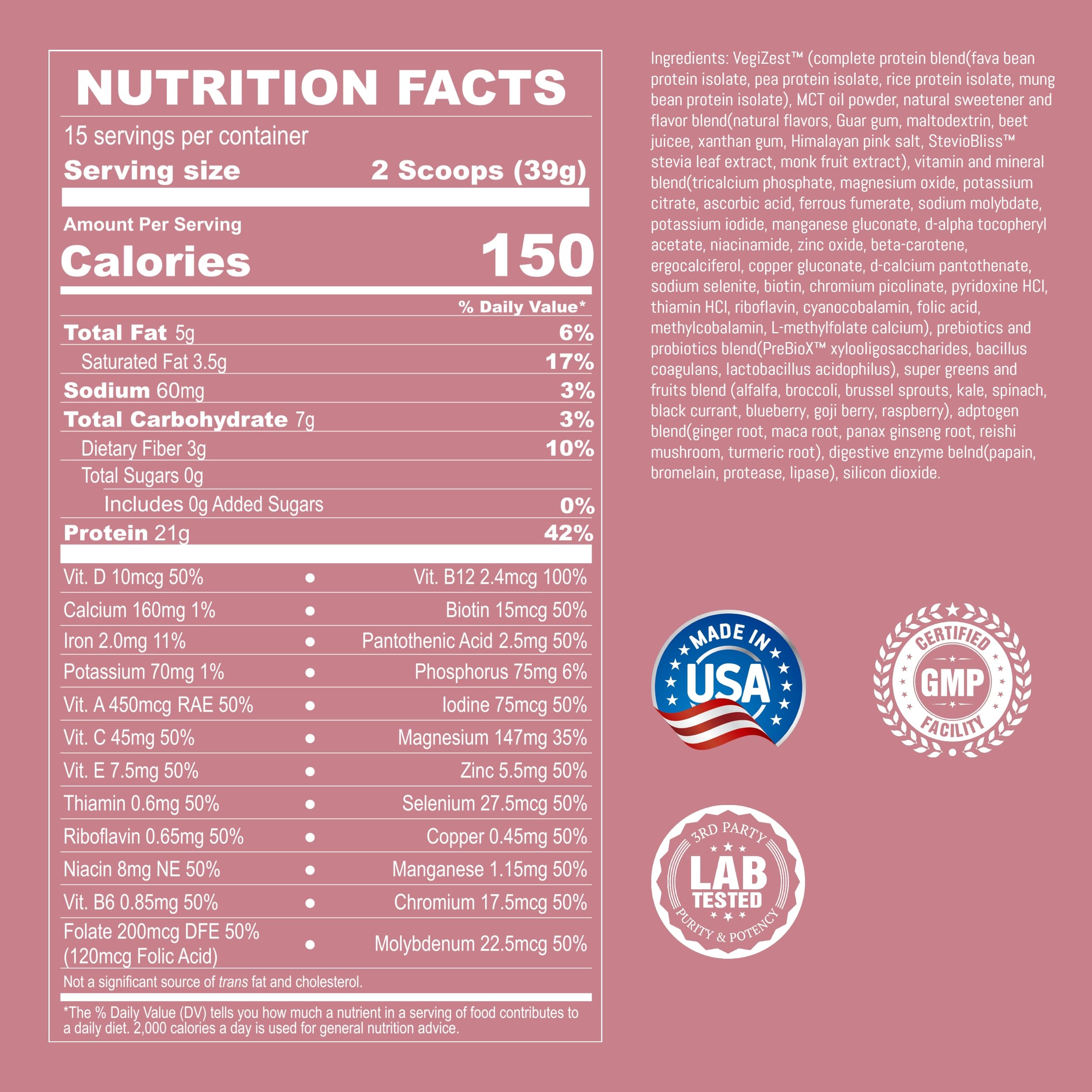 UpNourish Probiotics bottle close-up showcases 1.5B CFU per serving