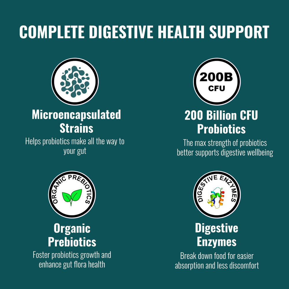 UpNourish Probiotics capsules close-up highlighting easy daily dosing.