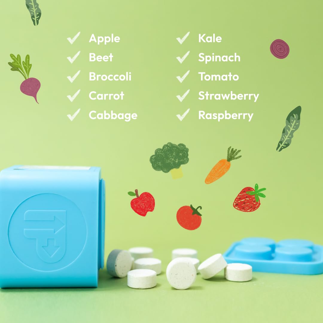 Upright Nutrition organic, dairy-free, gluten-free, soy-free badge appeals to allergen-conscious families.