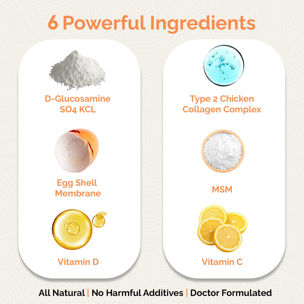 UpWellness Cartilage Revive eggshell membrane conveys natural joint construction support.