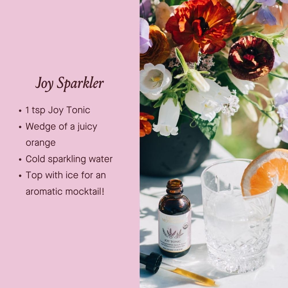 Urban Moonshine Joy Tonic serving idea suggests daily ritual for calm moments.