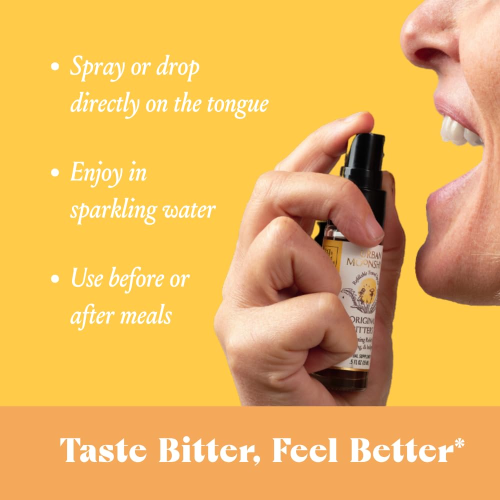 Urban Moonshine Organic Digestive Bitters dandelion root detail.