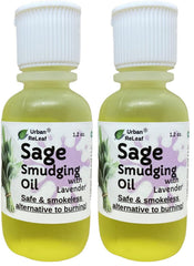 Urban ReLeaf Sage Smudging Oil bottle with lavender for a calming cleanse