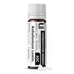 Urenus Anhalonium Lewinii 30C bottle with lactose-free pellets for easy dosing