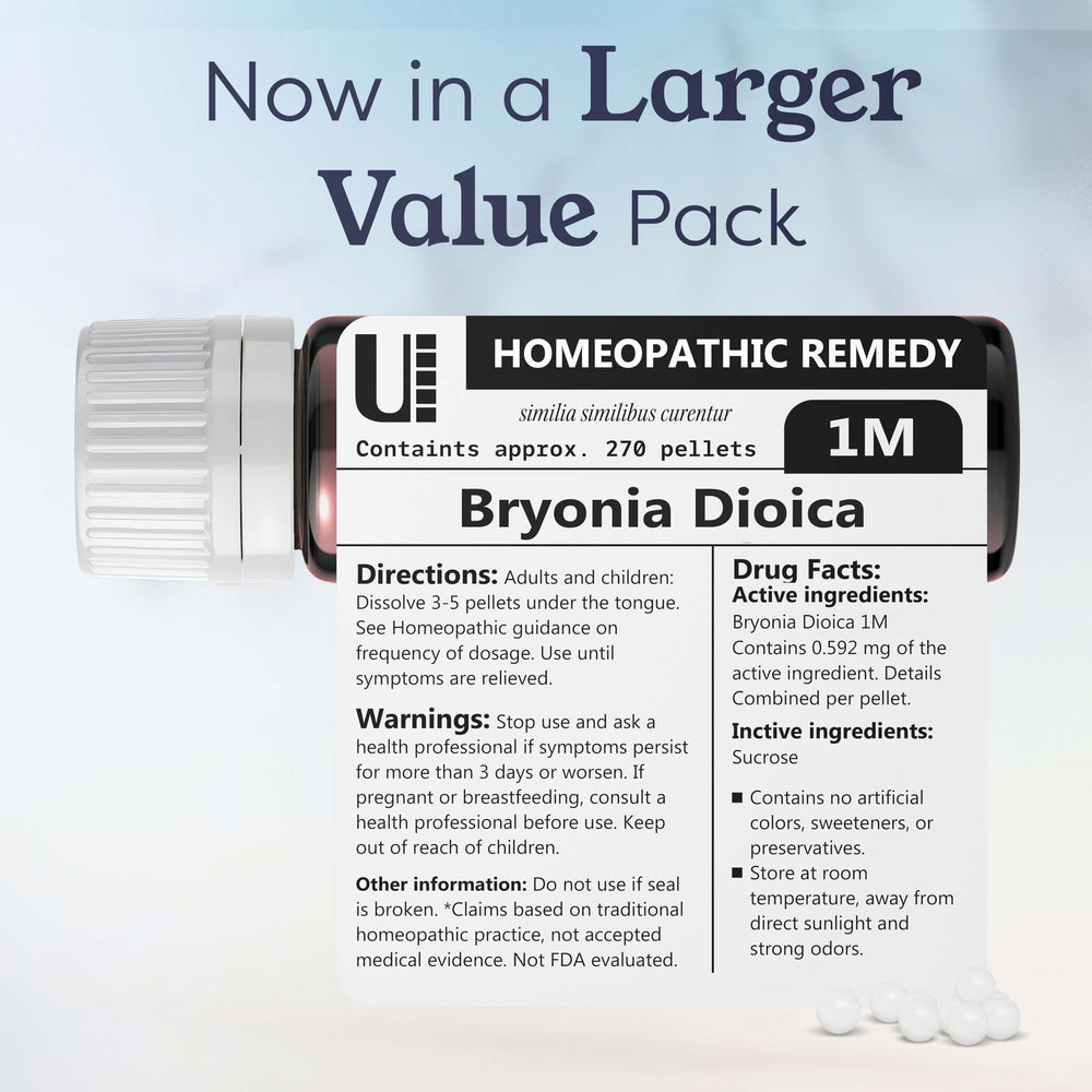 Product packaging emphasizes natural, additive-free homeopathic remedy.
