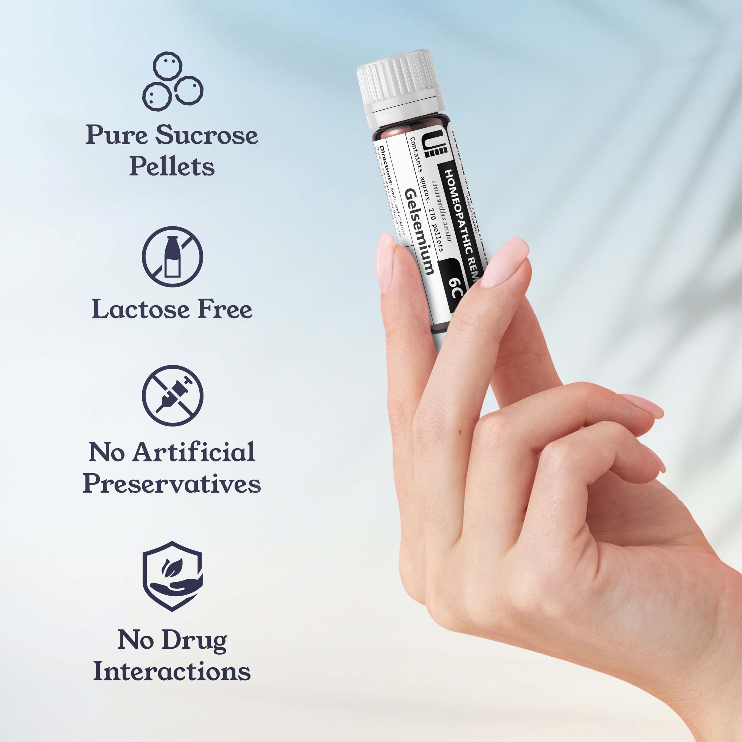 Bottle dispense demonstrates easy dosing for up to 90 doses