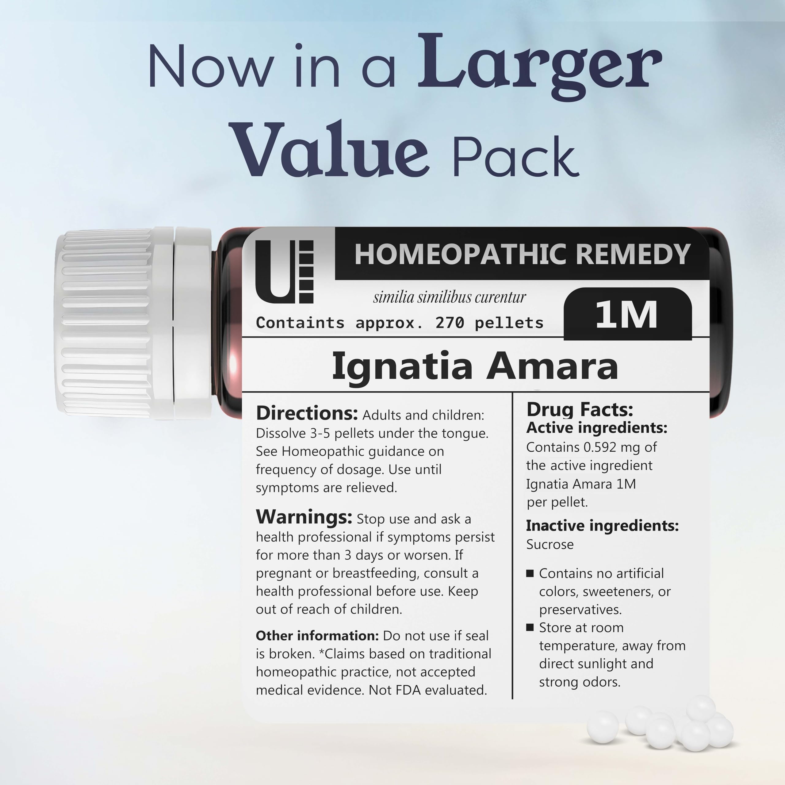 Urenus Ignatia 1M information leaflet provides usage notes and safety tips.