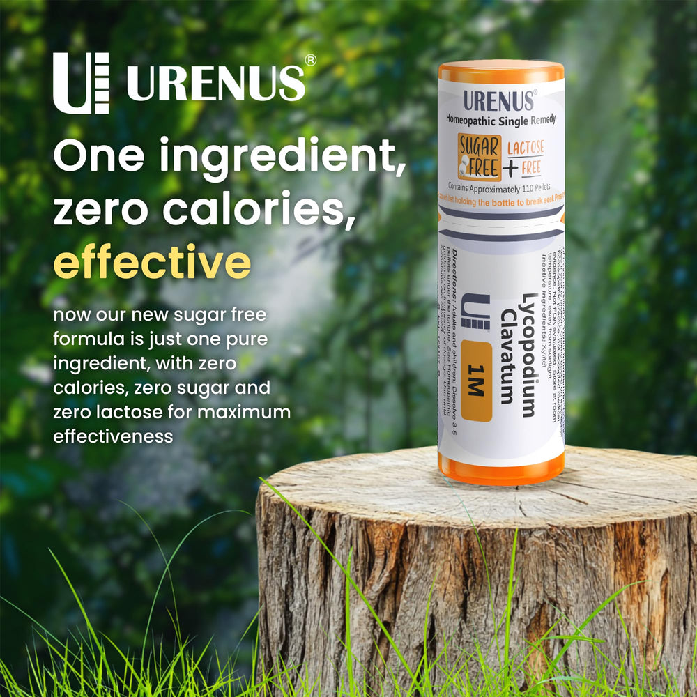 Label highlights 110 pellets in the Urenus bottle packaging.