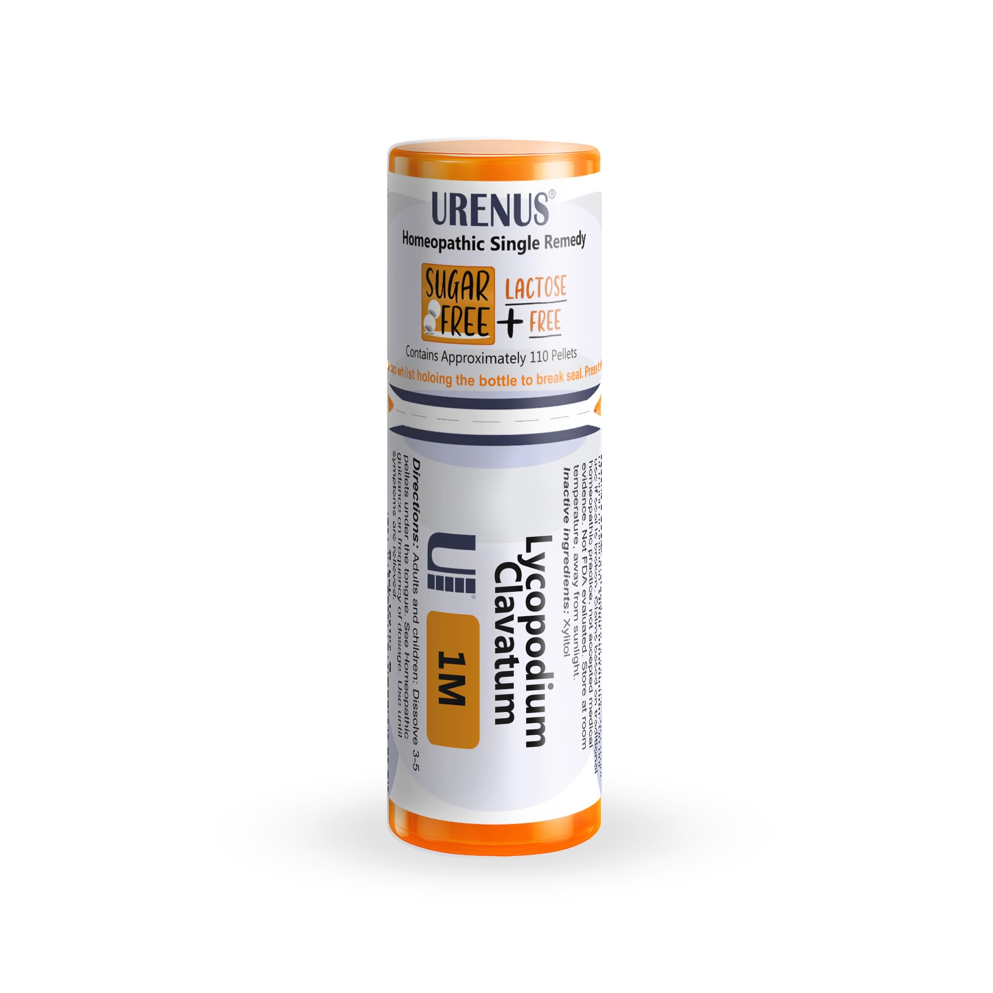 Urenus Lycopodium Clavatum 1M bottle top view with precise dispensing.