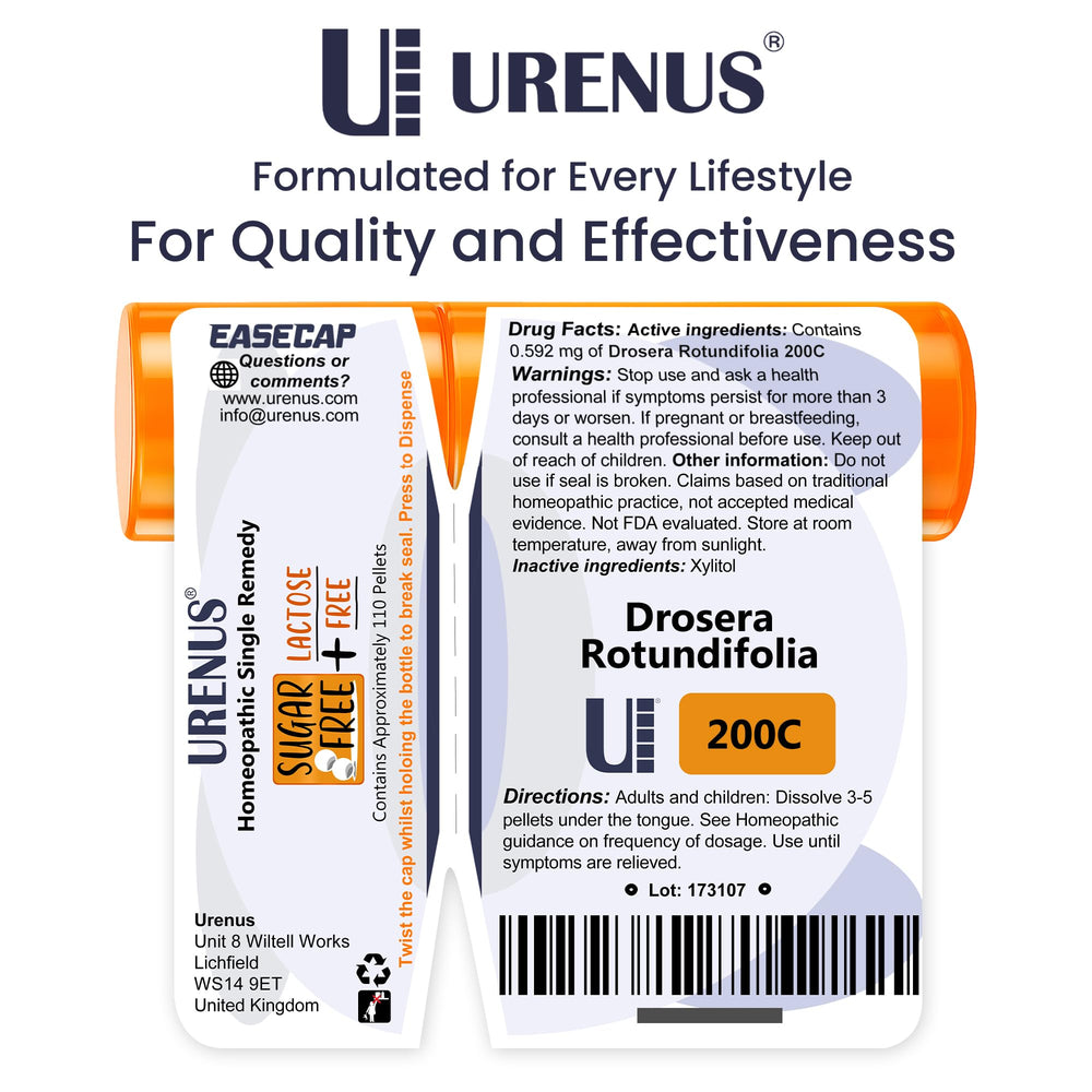 Naturally sugarless formula from Urenus with no artificial colors or preservatives.