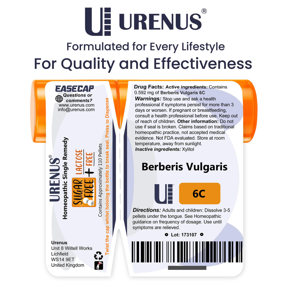 Urenus pellets dissolving scene suggesting gentle, controlled delivery