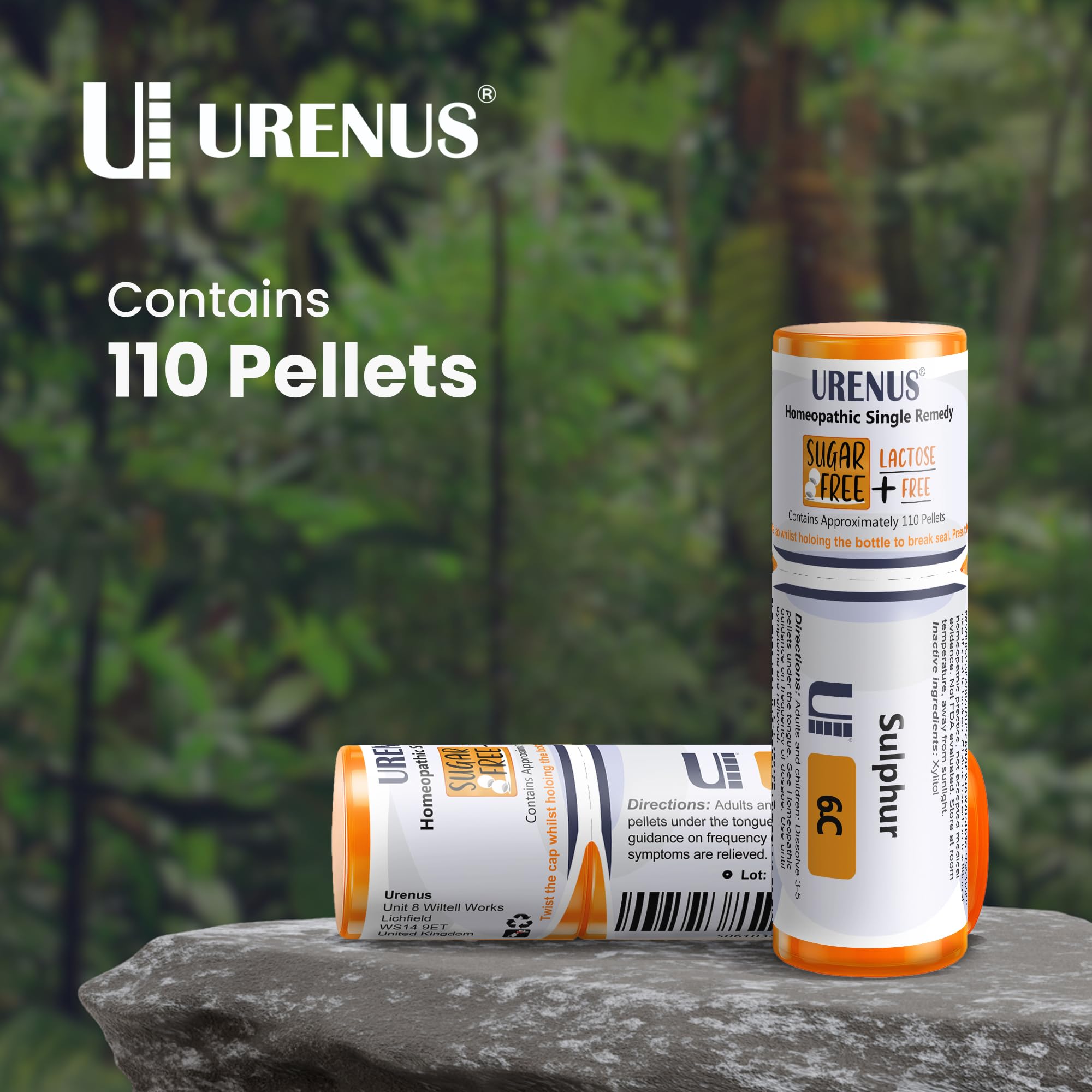 Urenus Sulphur 6C 110-pellet pack ideal for on-the-go