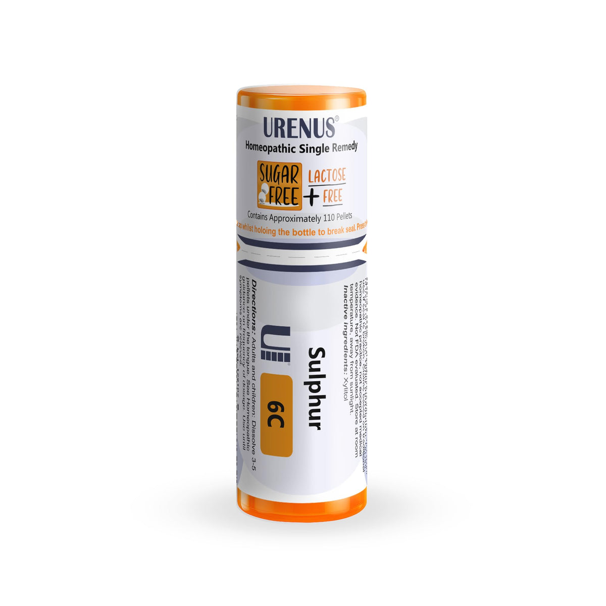 Urenus Sulphur 6C bottle with dosing button for precise, hygienic use