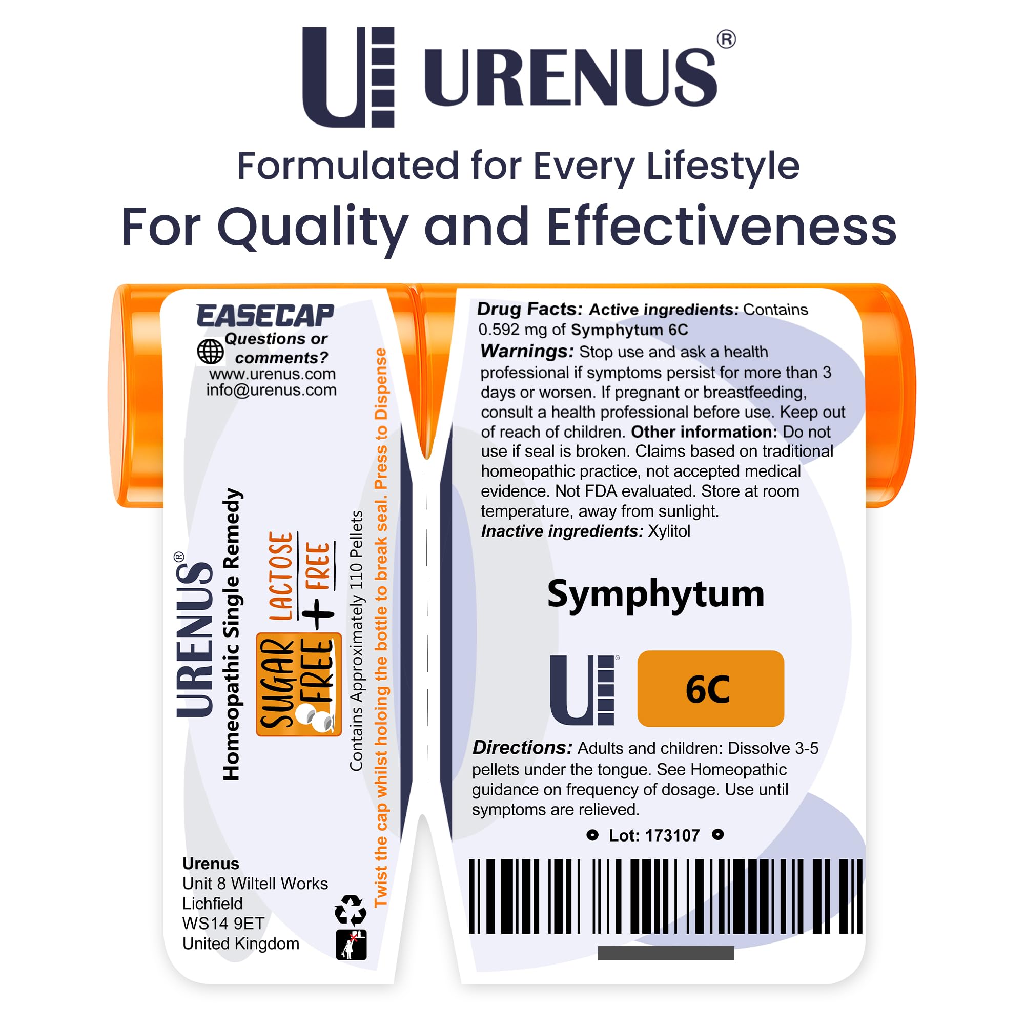 Sugar-free pellets emphasizing suitability for sugar-avoidant routines.