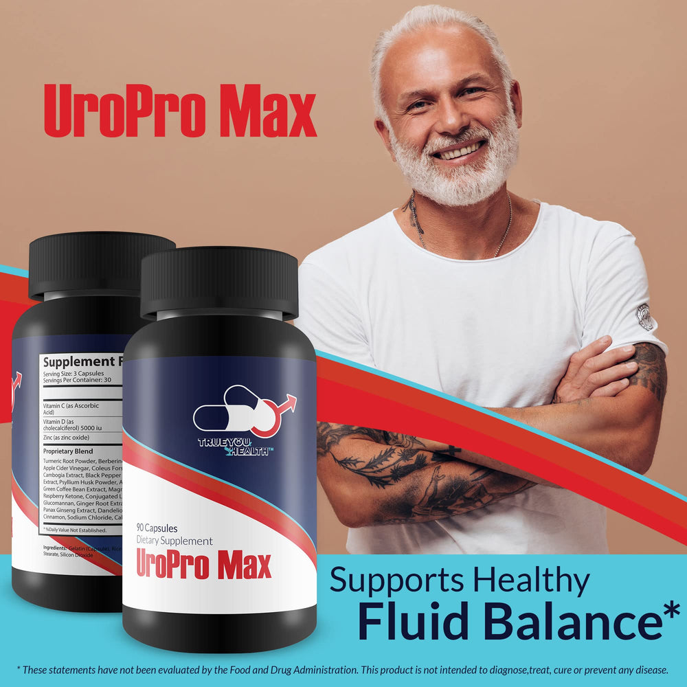 UroPro Max daily-use pack arranged for easy daytime supplementation