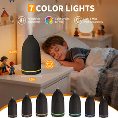 URPOWER 100ml diffuser auto-off timer ensures worry-free nightly use.