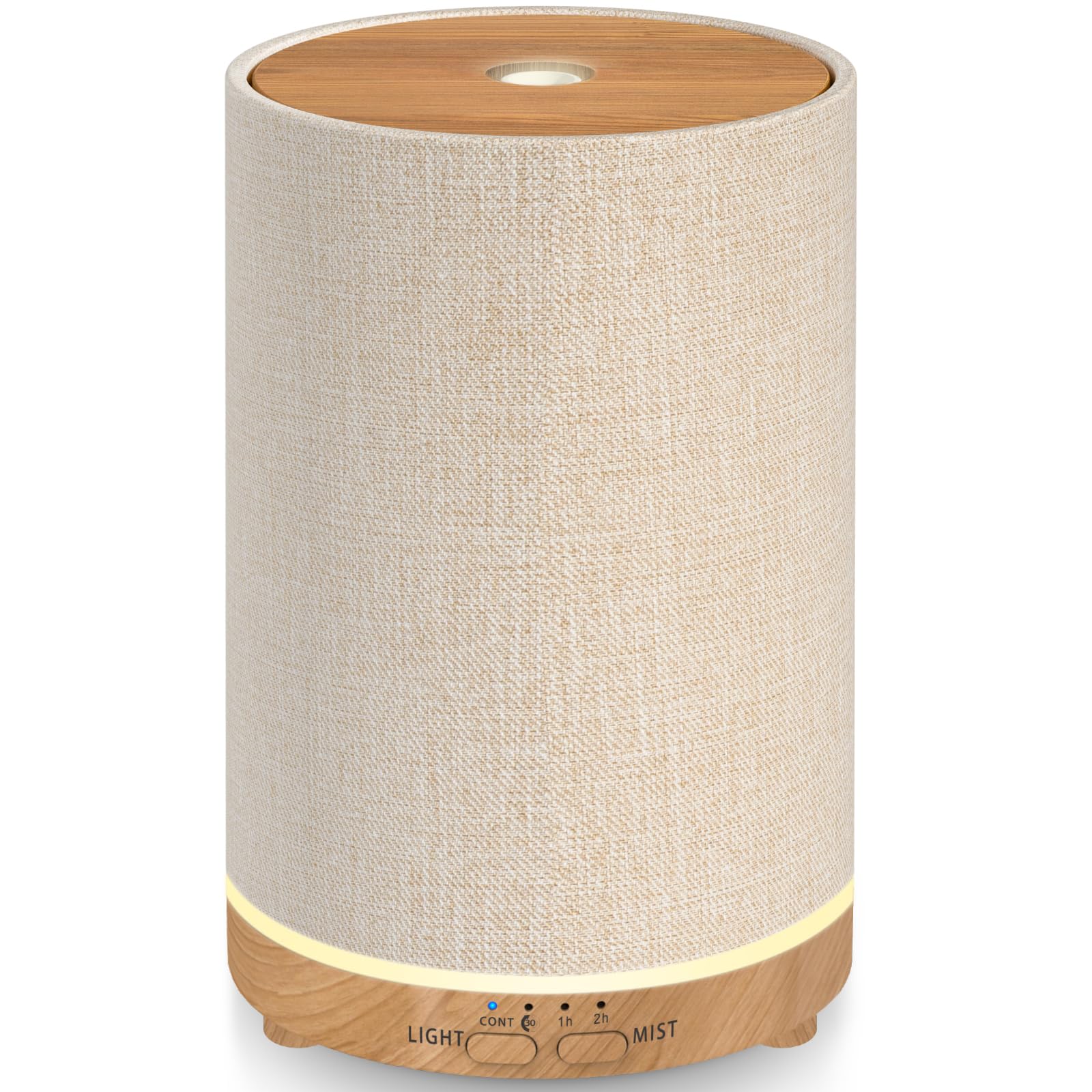 URPOWER 100ML diffuser with wood grain base creates calm living spaces.
