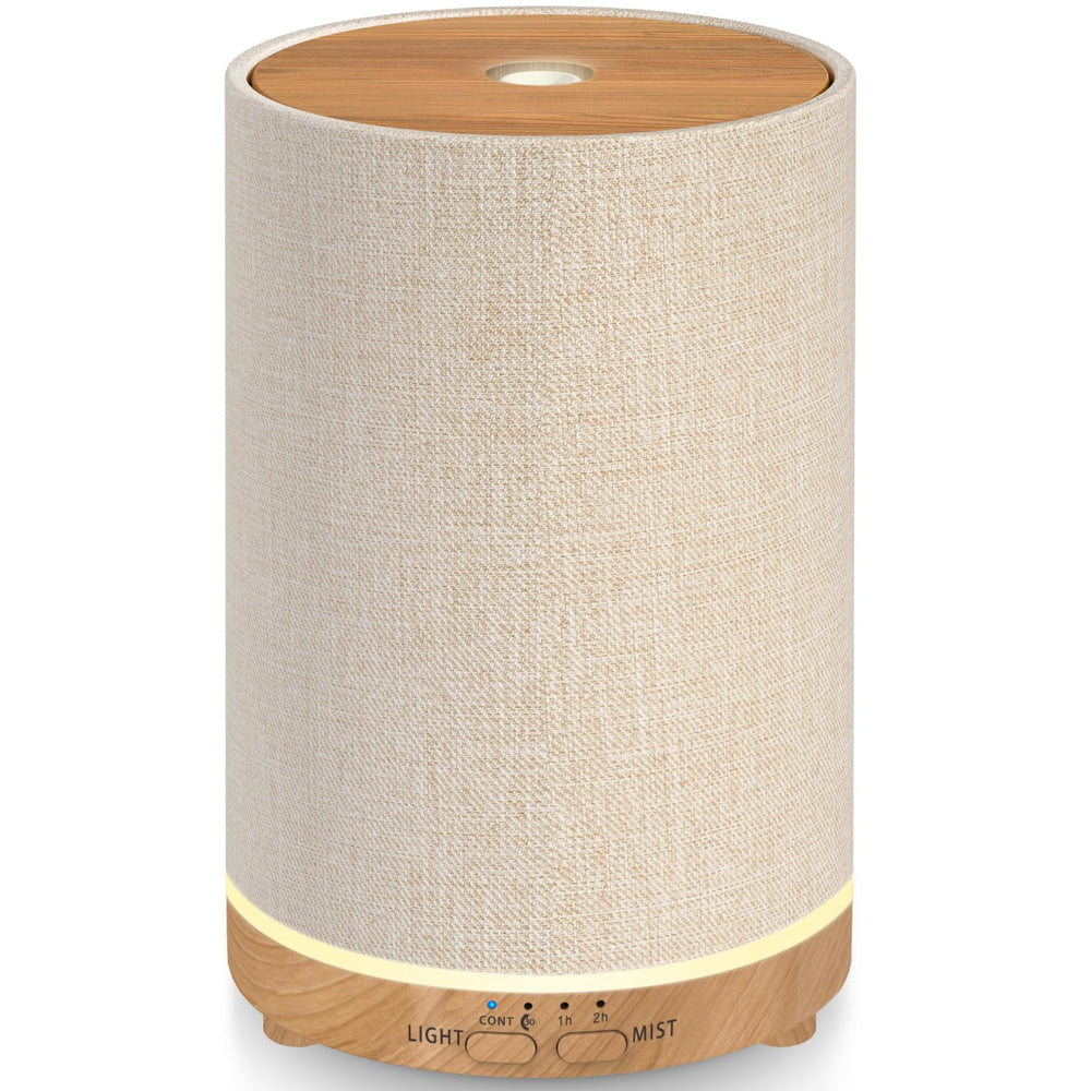 URPOWER 100ML diffuser with wood grain base creates calm living spaces.
