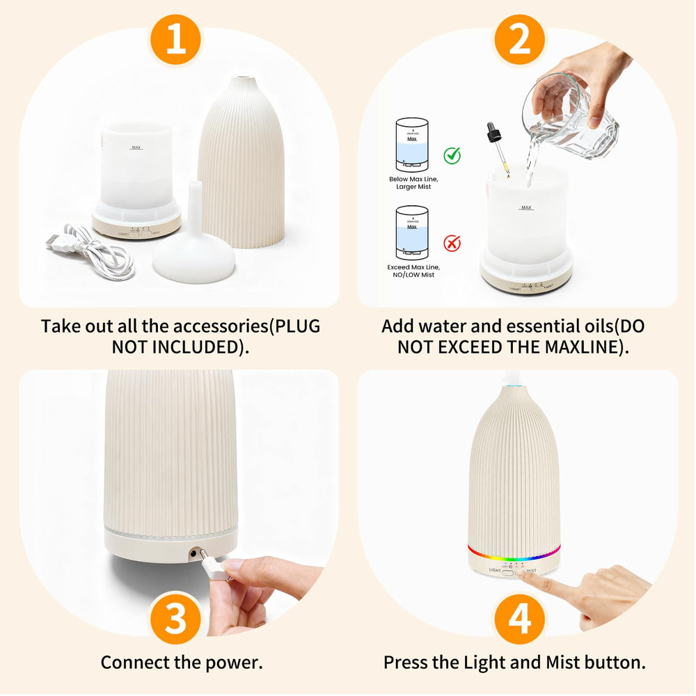 URPOWER compact diffuser ideal for desks and travel-friendly spaces