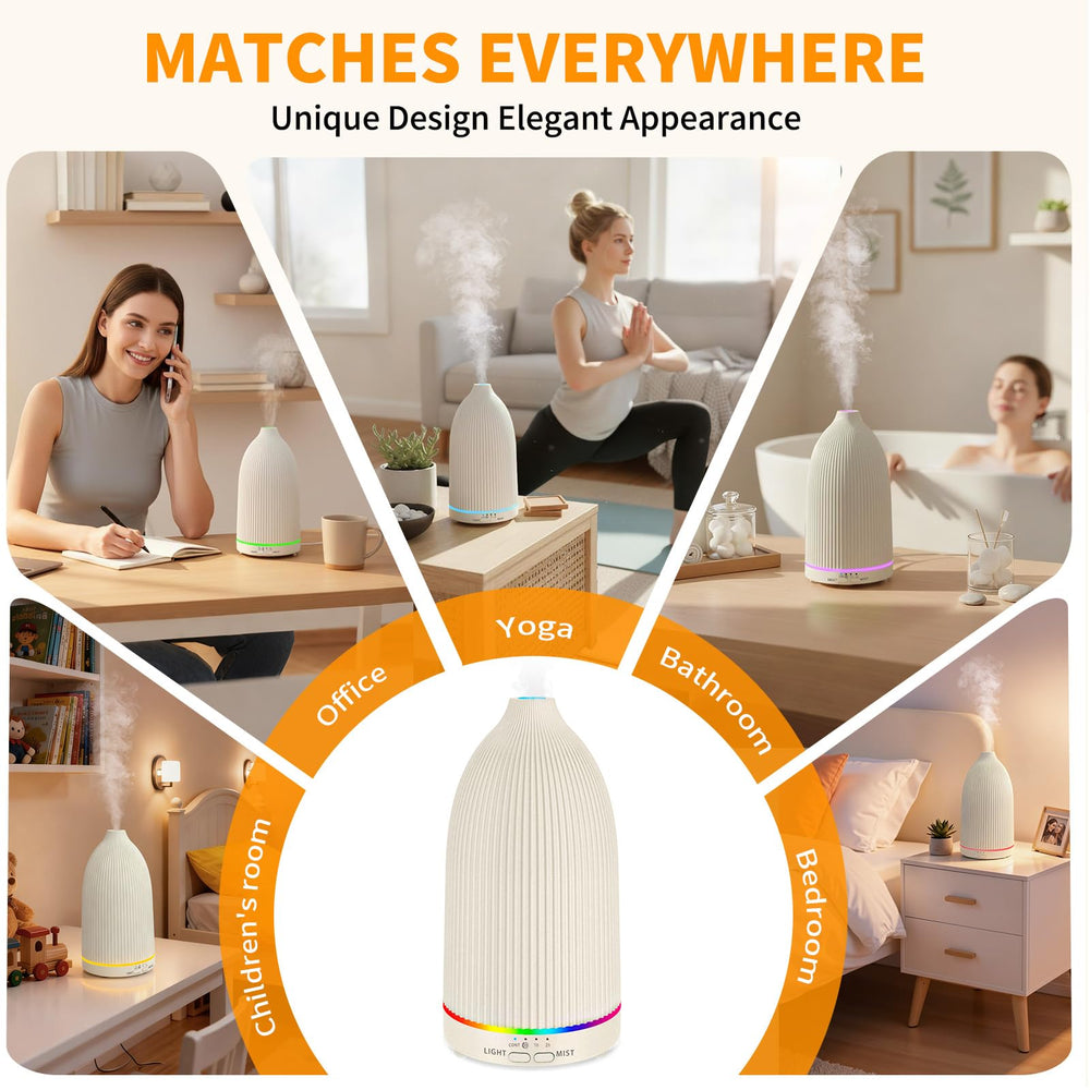 URPOWER diffuser offers continuous and intermittent mist for flexible scent control