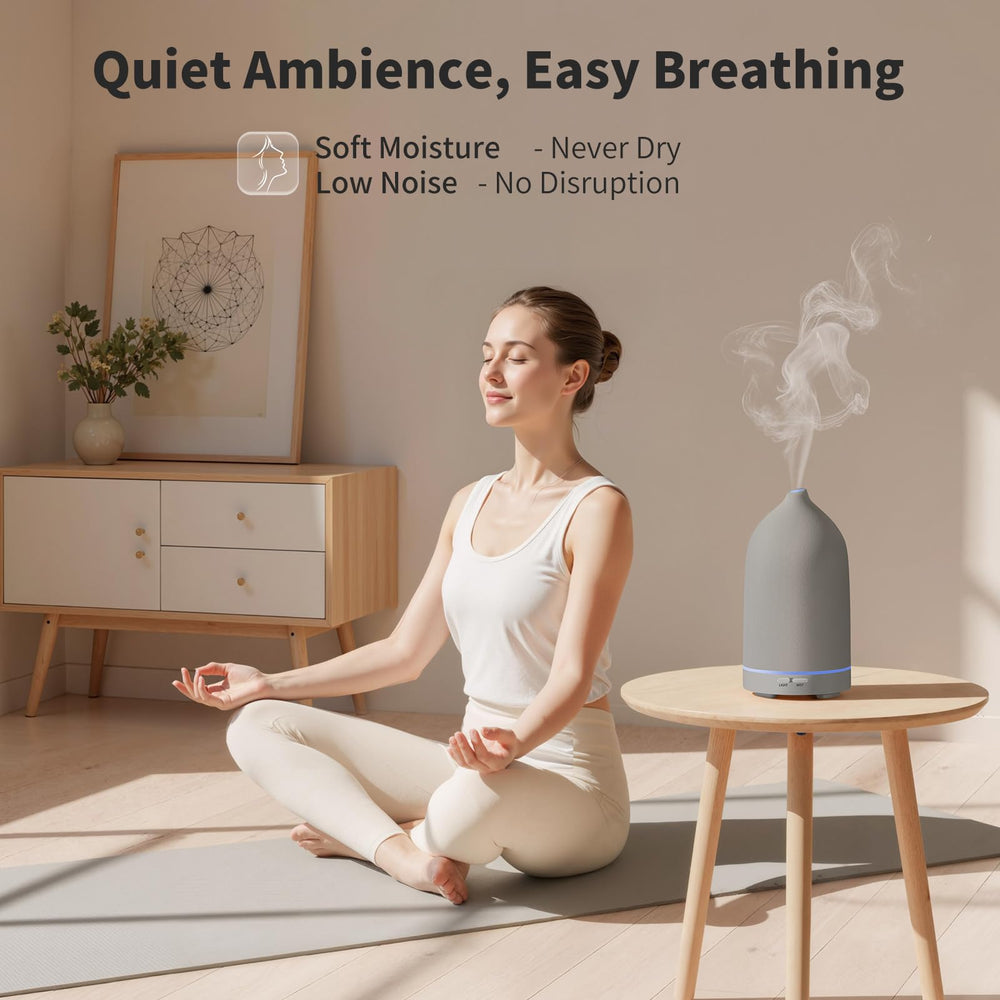 URPOWER diffuser with LED glow complements fragrance without overpowering space