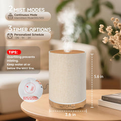 URPOWER diffuser ultra-quiet technology for peaceful bedroom ambiance.