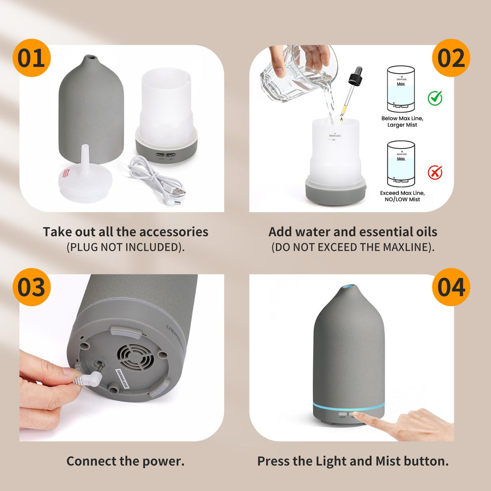 Gift-ready URPOWER diffuser enhances any wellness-inspired setup