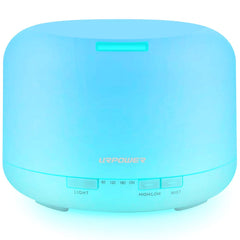 URPOWER 500ml diffuser, top view, for long-lasting aroma in any room.