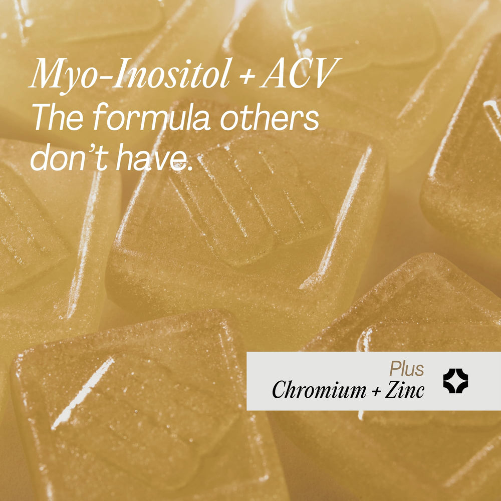URVI gummies close-up highlights glossy texture and crisp apple cinnamon taste.