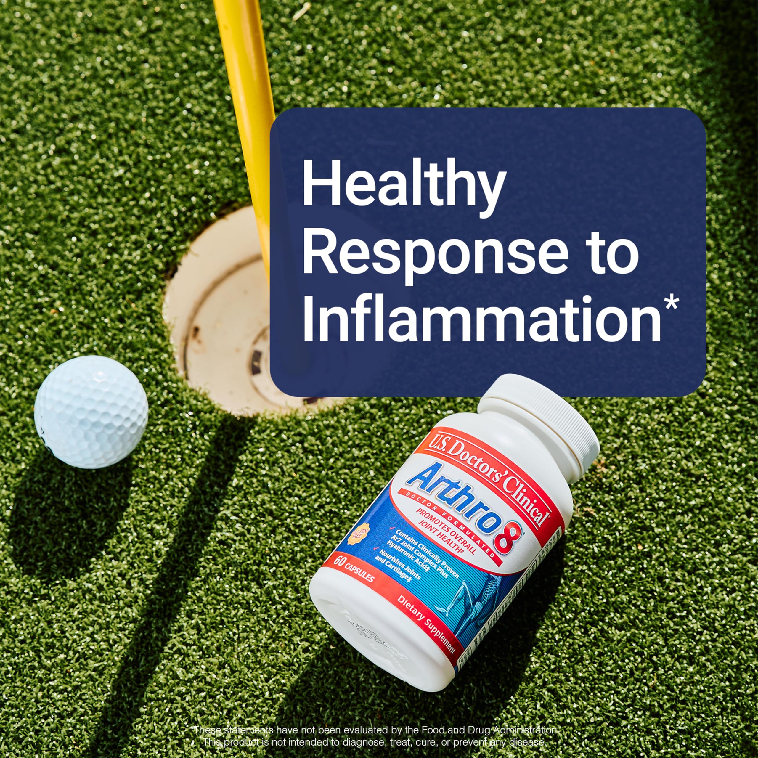 Arthro8 turmeric ingredient highlighted for natural color and blend
