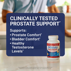 U.S. Doctors' Clinical Prostata bottle back lists ingredients and USA manufacturing