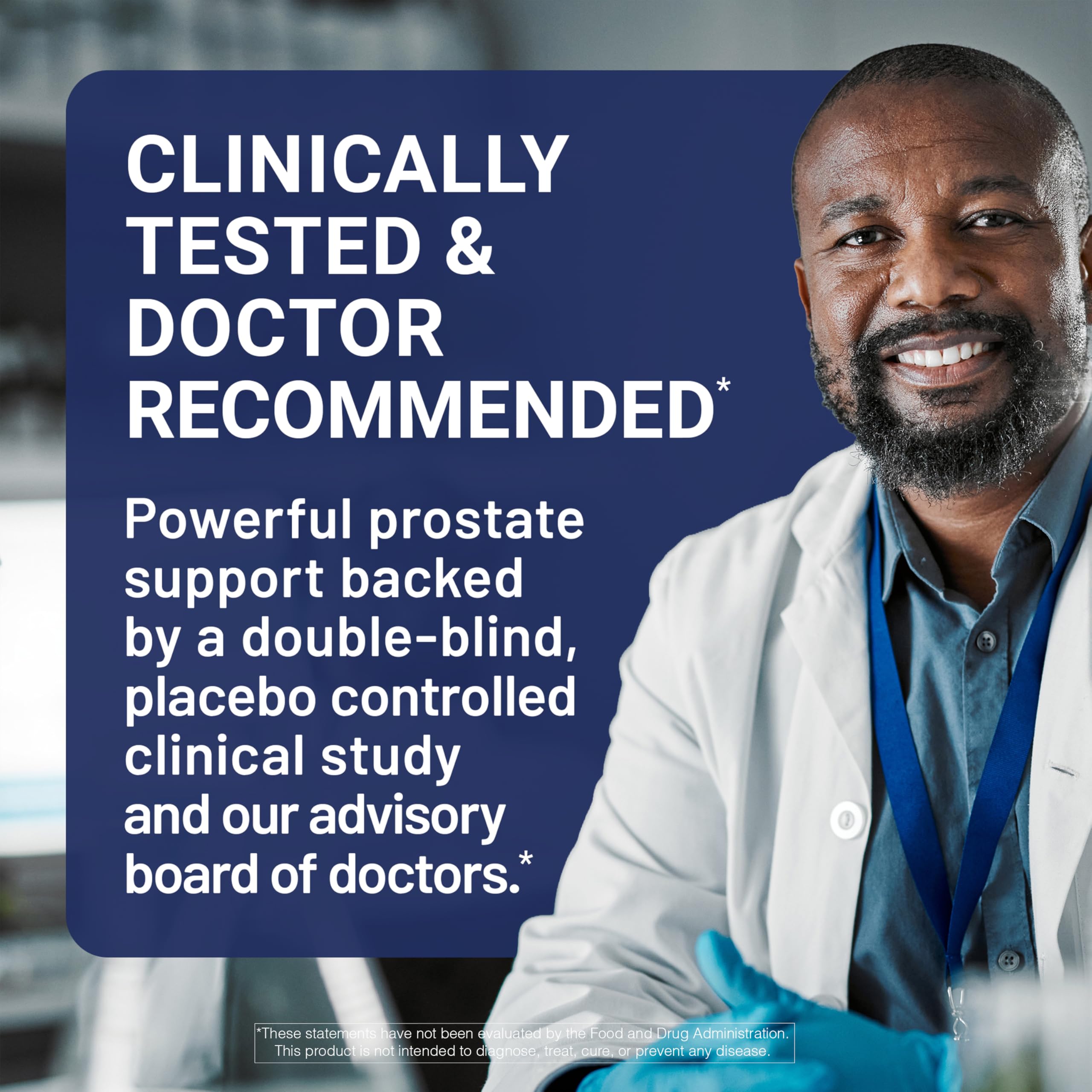 U.S. Doctors' Clinical Prostata capsules close-up highlighting pumpkin seed extract