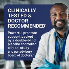U.S. Doctors' Clinical Prostata capsules close-up highlighting pumpkin seed extract
