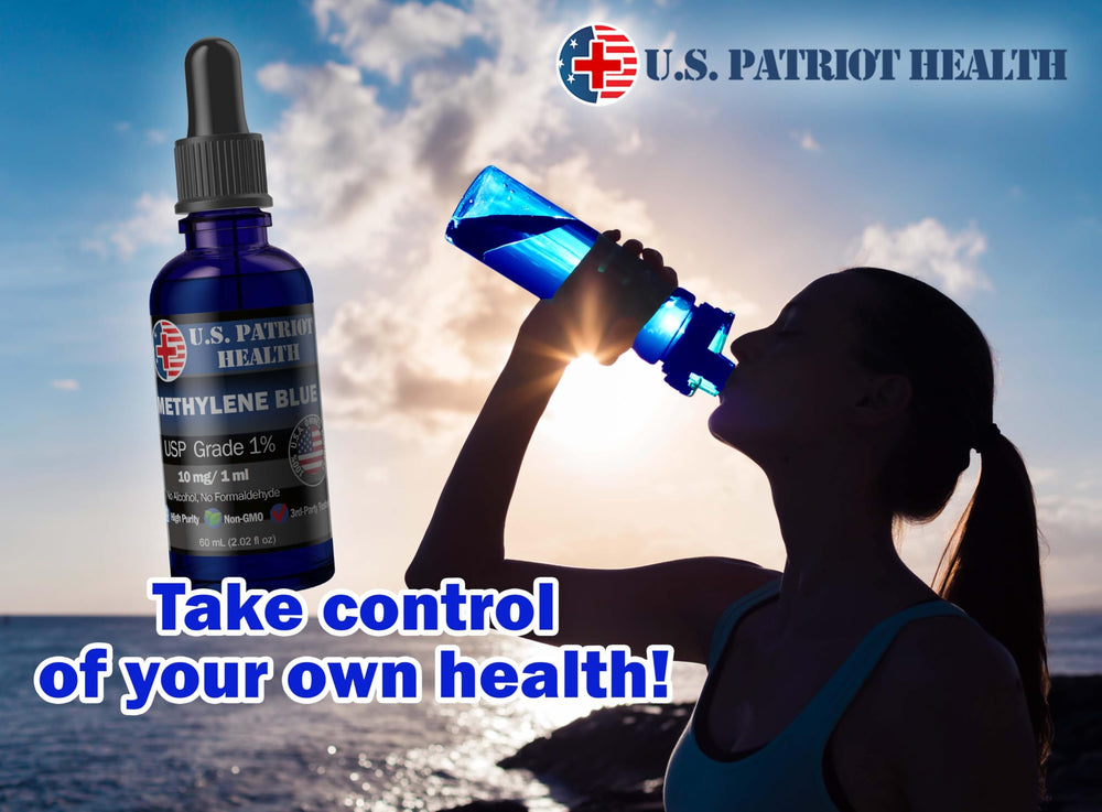 U.S. Patriot Health glass bottle protects purity and minimizes light exposure
