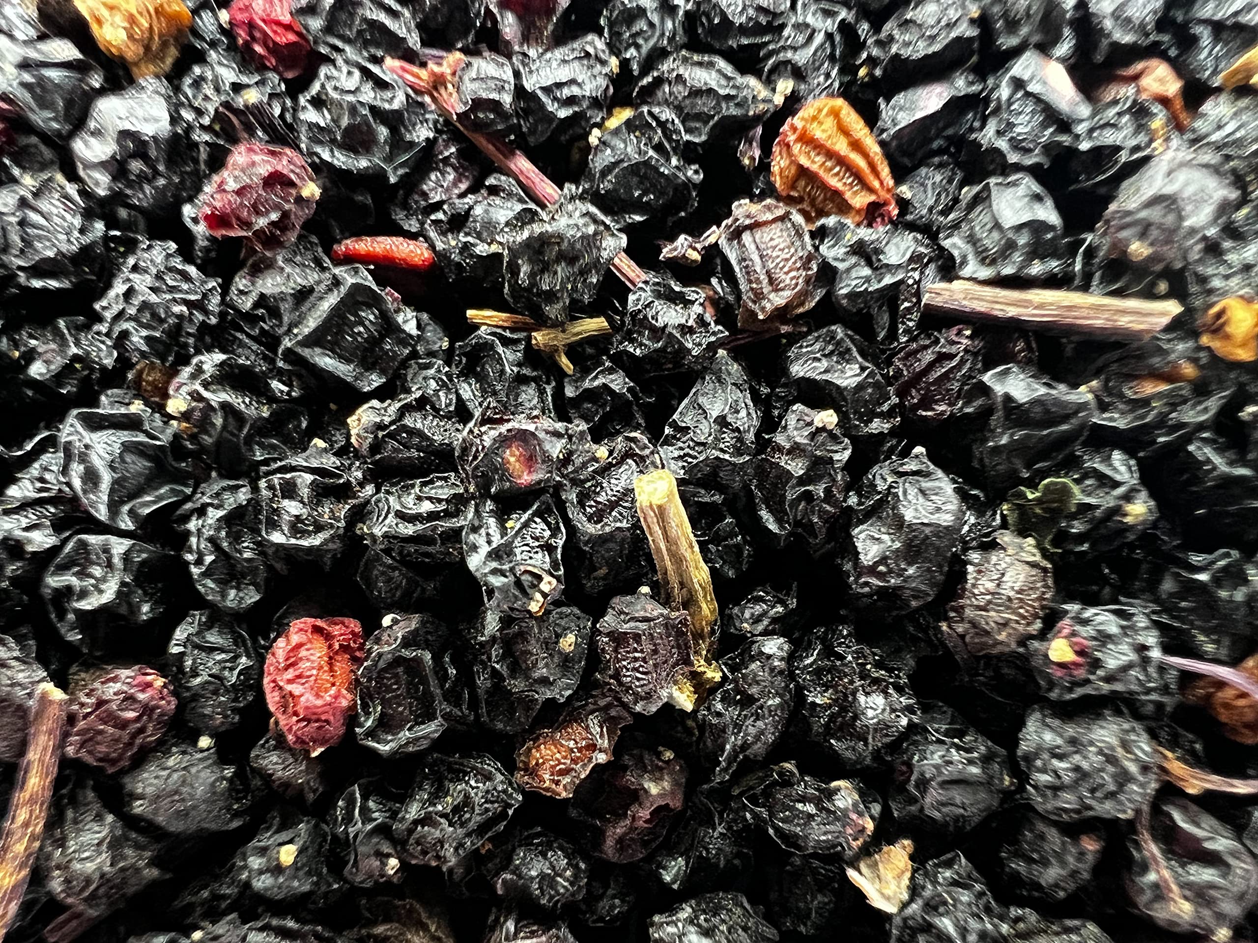 US Wellness Naturals elderberries for tea and infusion in kitchen