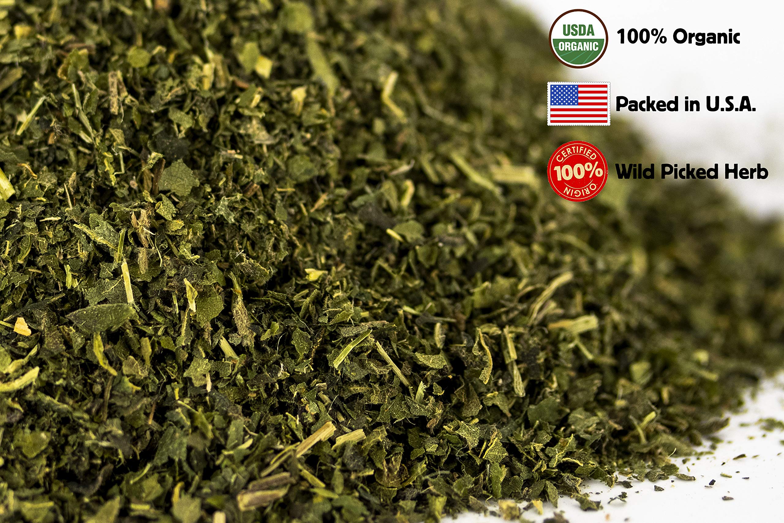 U.S. Wellness Naturals wild-harvest nettle tea from Kosovo's pristine landscapes.