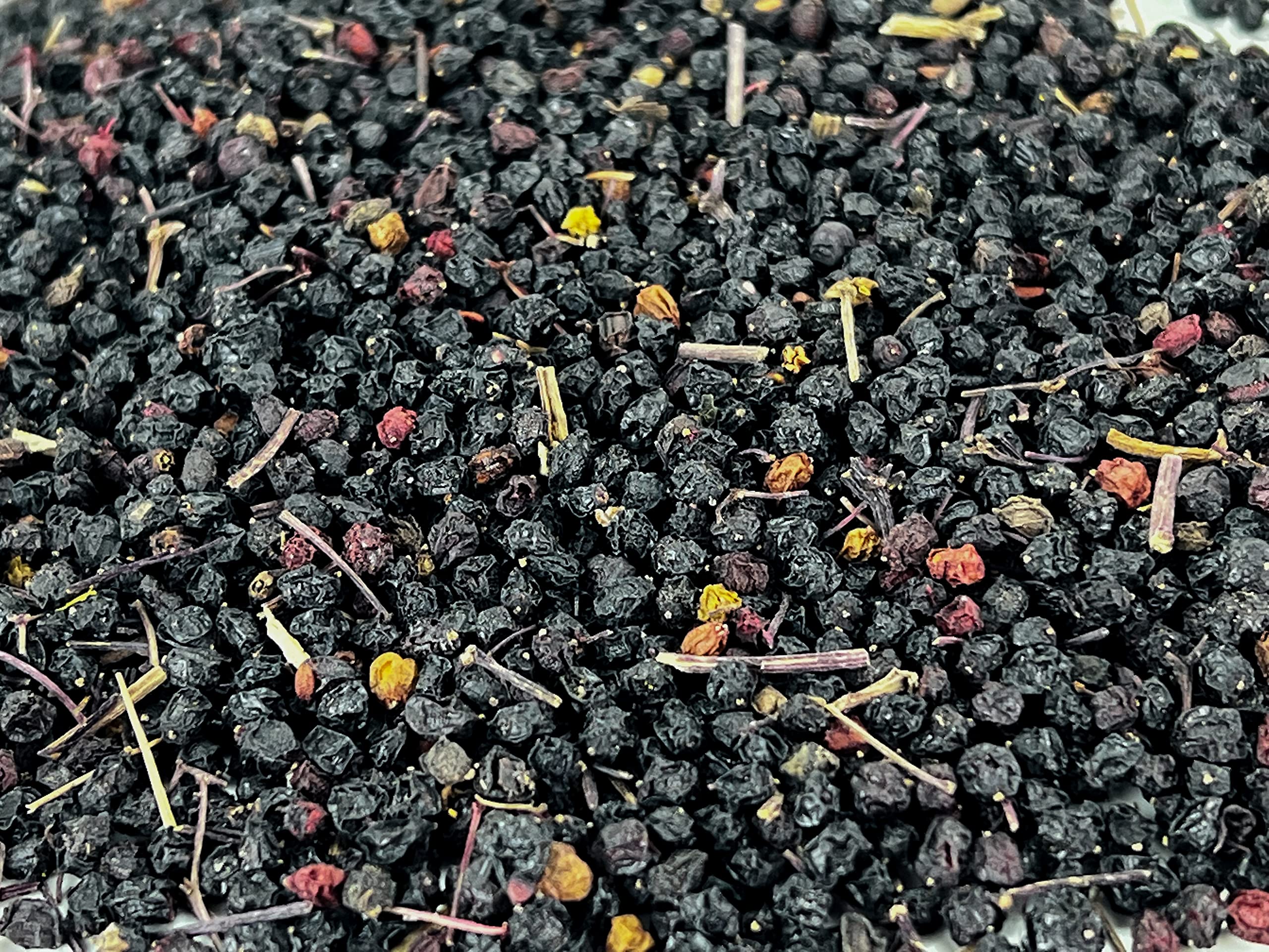 US Wellness Naturals organic dried elderberries certified organic for teas