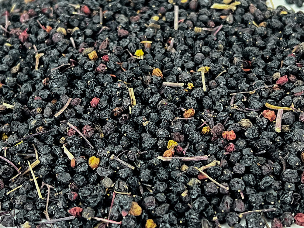 US Wellness Naturals organic dried elderberries certified organic for teas