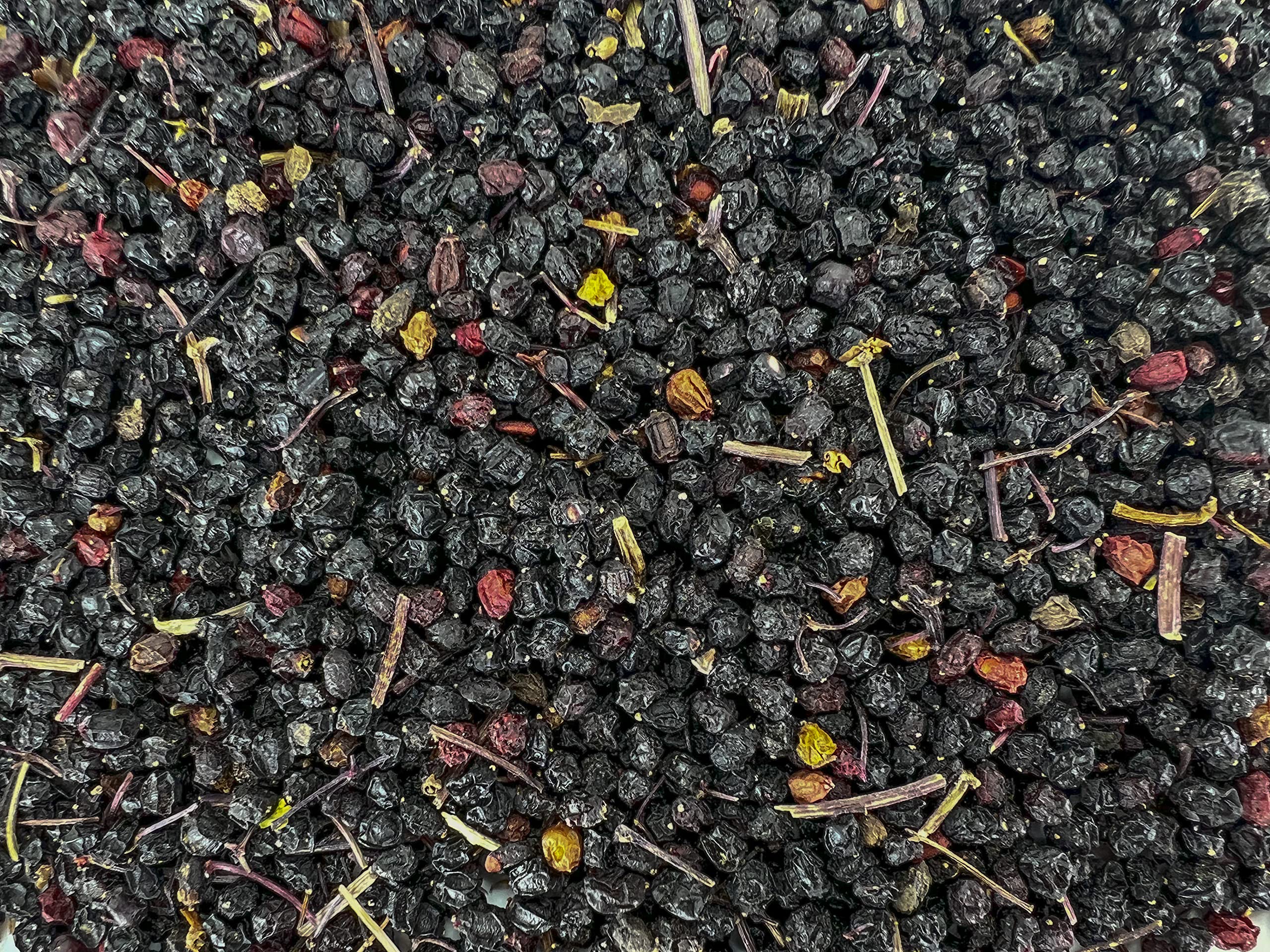 US Wellness Naturals wild-harvest elderberries vibrant and ready for cooking