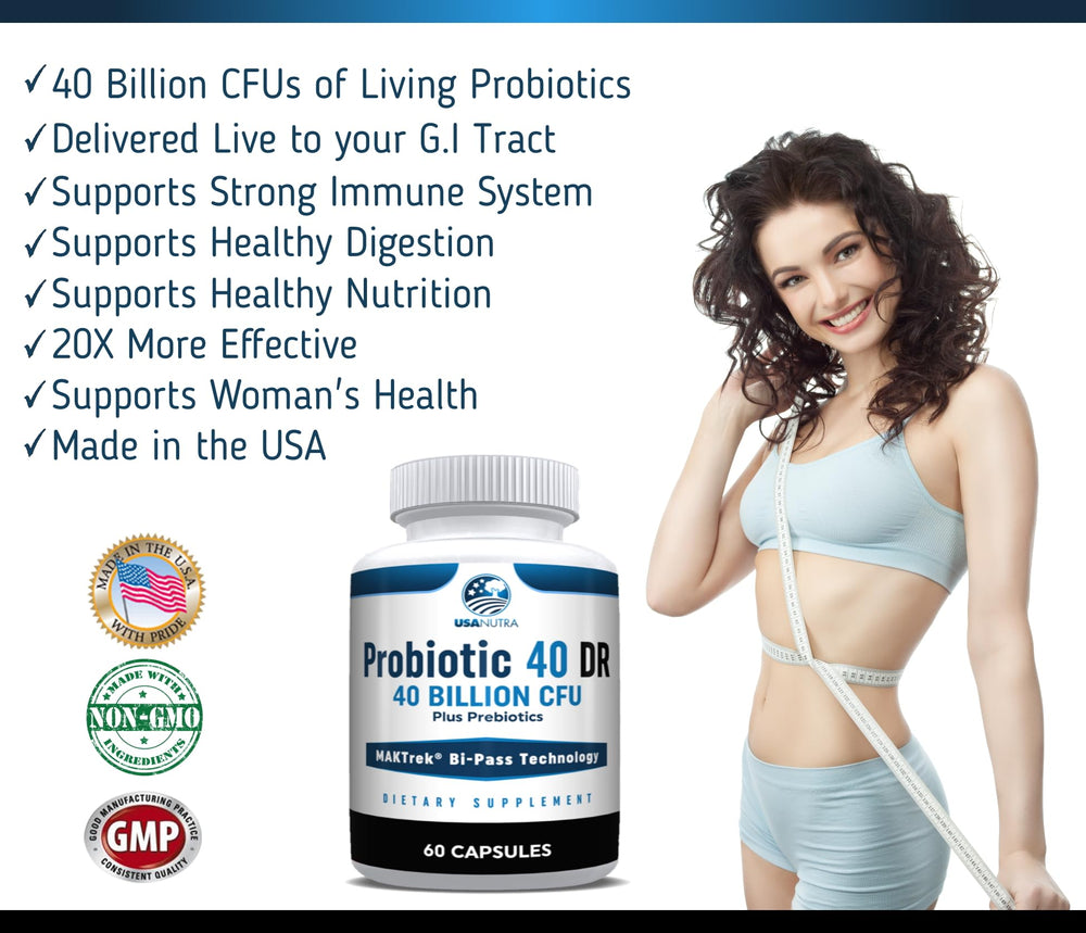USANUTRA Probiotics daily routine scene suggests easy daily use